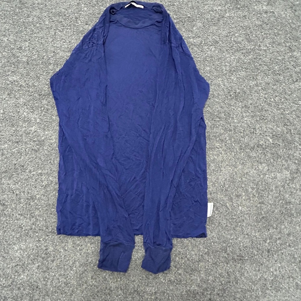 Thermajane Shirt Womens Size S Blue Long Sleeve Crew Neck Lightweight Stretch